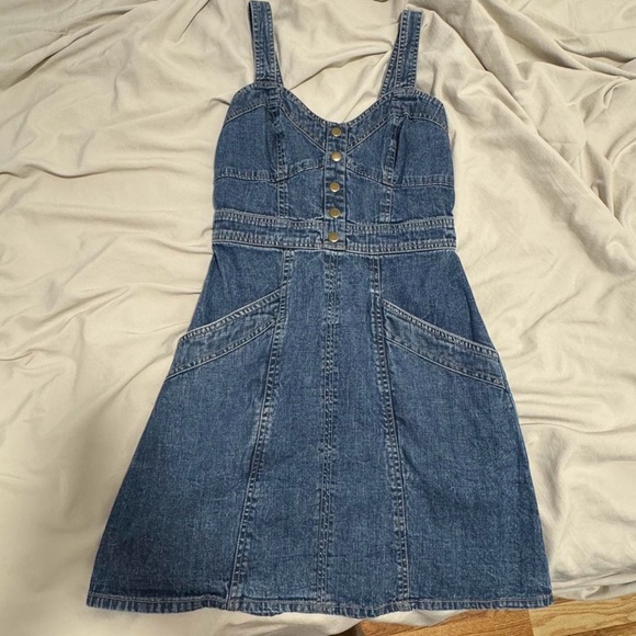 None Dresses & Skirts - Blue Denim Dress